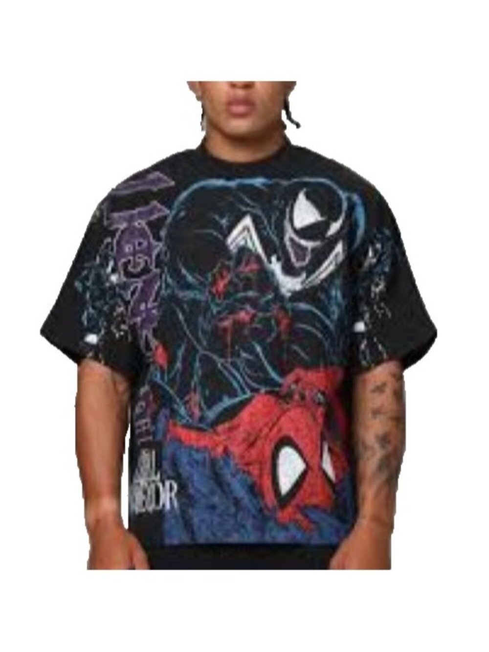 Loiter X Marvel Venom Boxy Tee NEW Size M Black